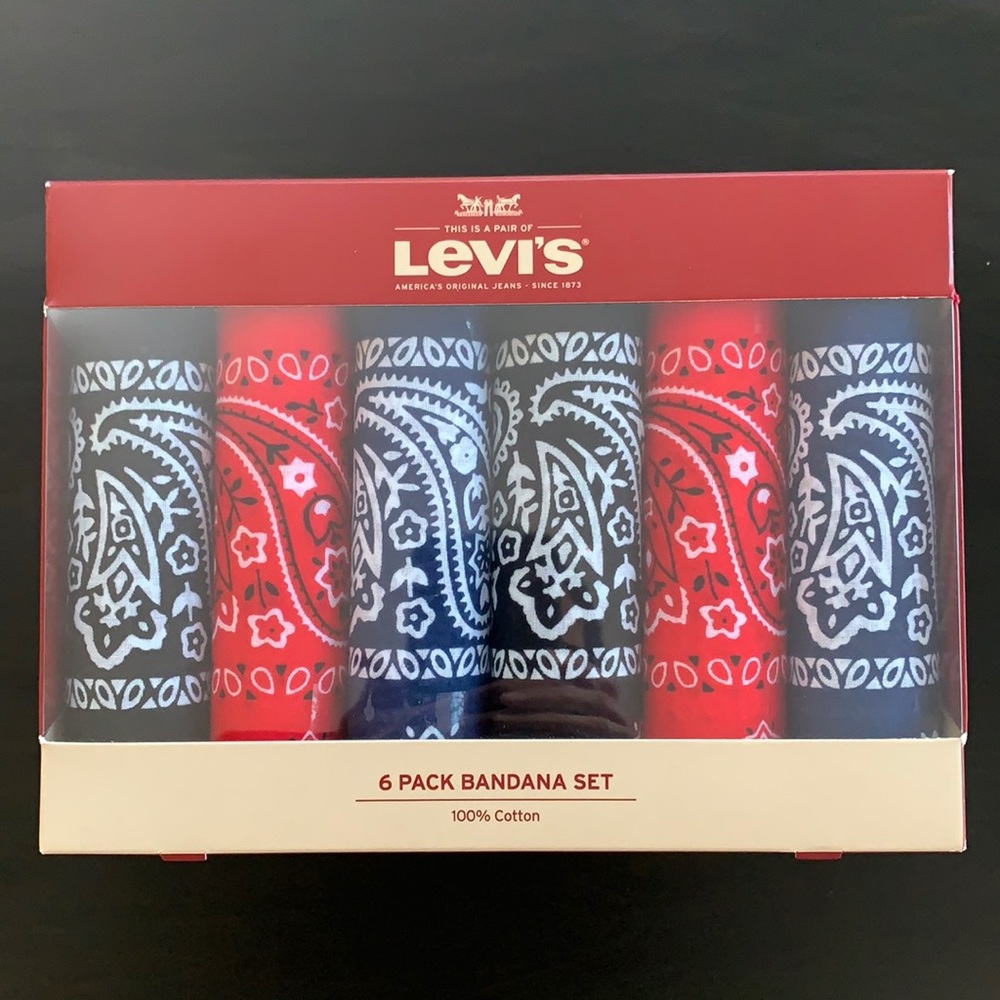 Levi’s 6 pack bandana set
